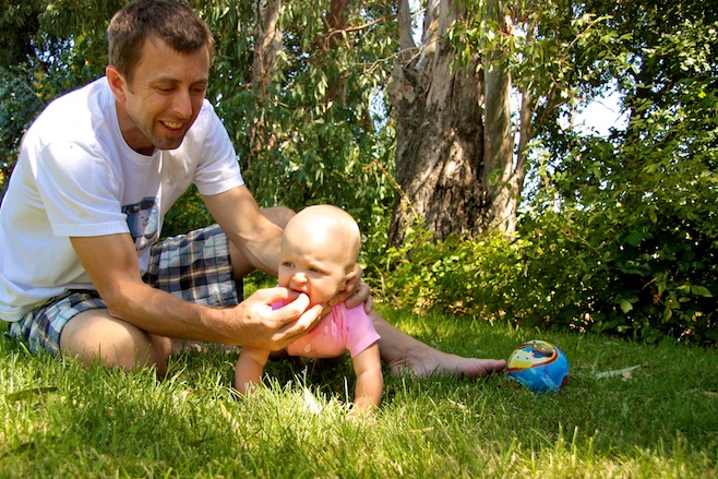 Ouest eating grass